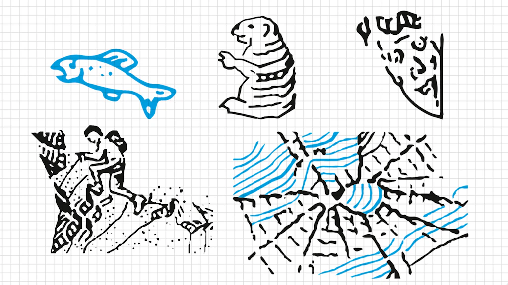 Dessins cachés des cartes nationales