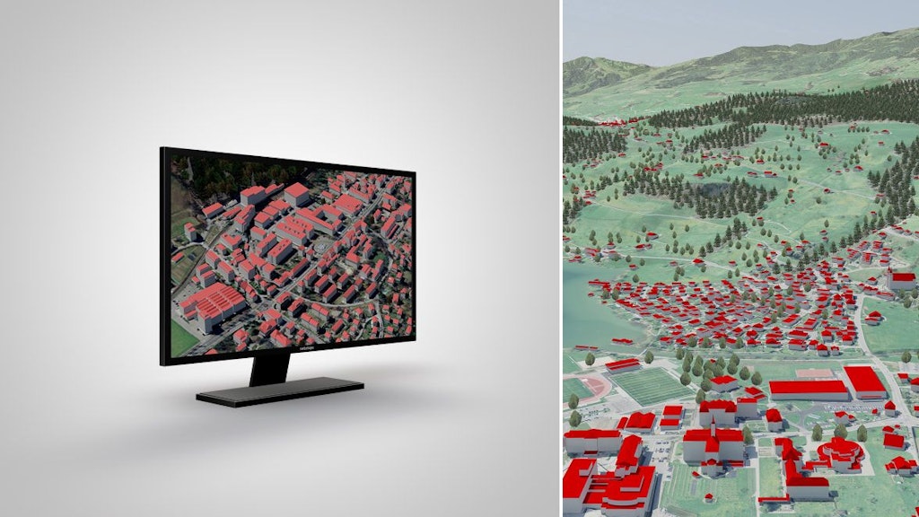 swissBUILDINGS3D 2.0: modelli degli edifici della Svizzera in 3D