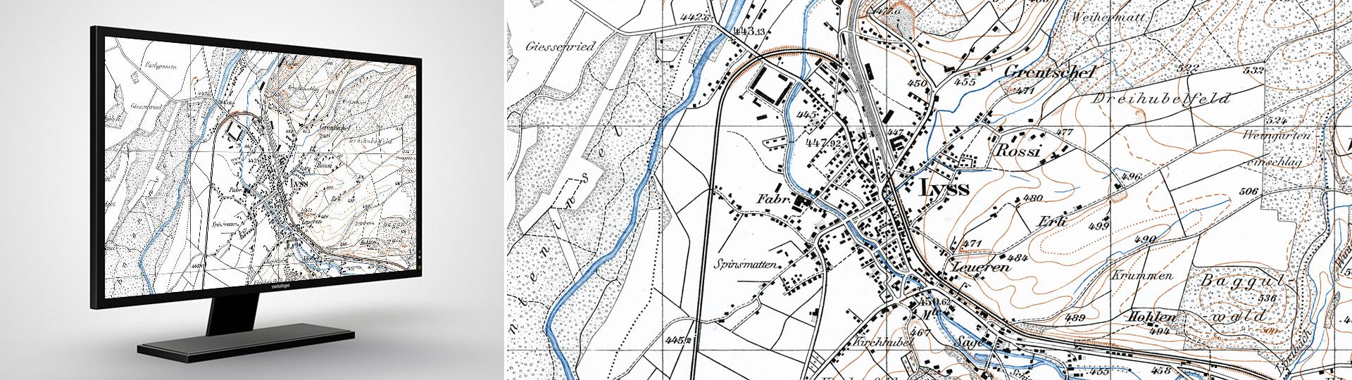 Siegfried Map 1:25,000: georeferenced Siegfried Map 1:25,000