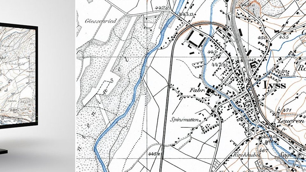 Siegfried Map 1:25,000: georeferenced Siegfried Map 1:25,000