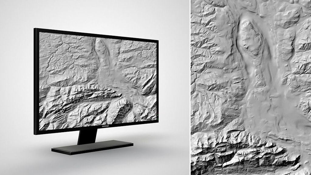 Bedrock elevation model: the digital bedrock elevation model in the Molasse Basin and the larger Alpine valleys