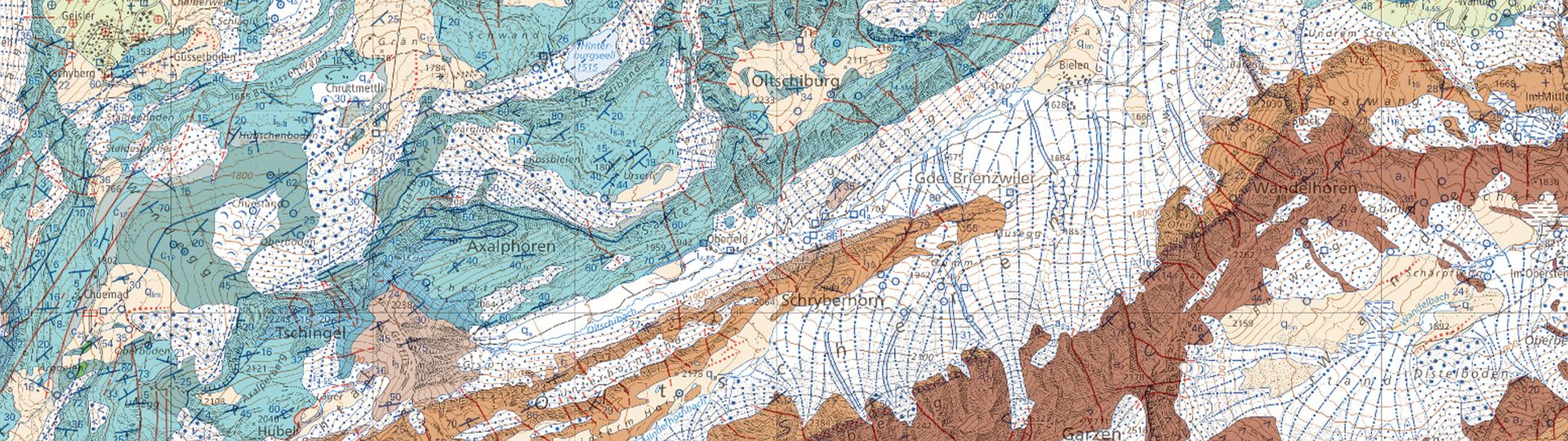 Produkt Geologischer Atlas der Schweiz 1:25 000