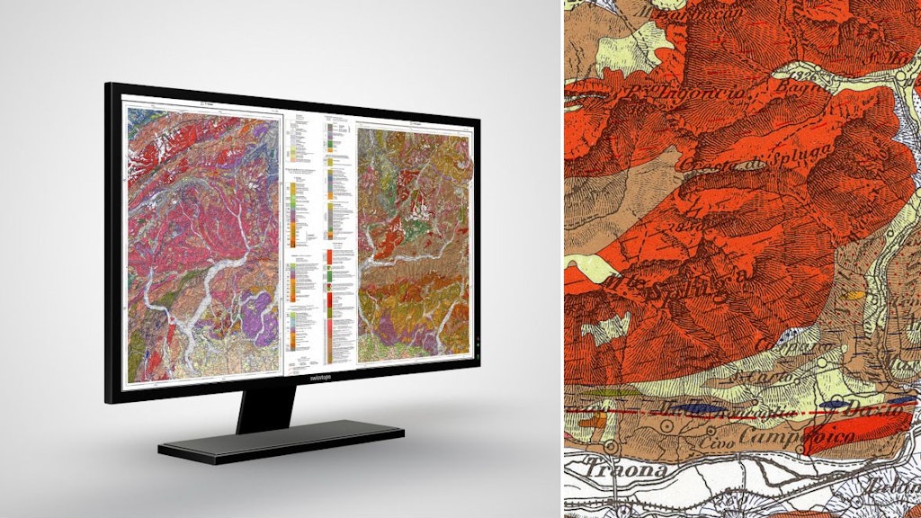 General Geological Map of Switzerland 1:200,000