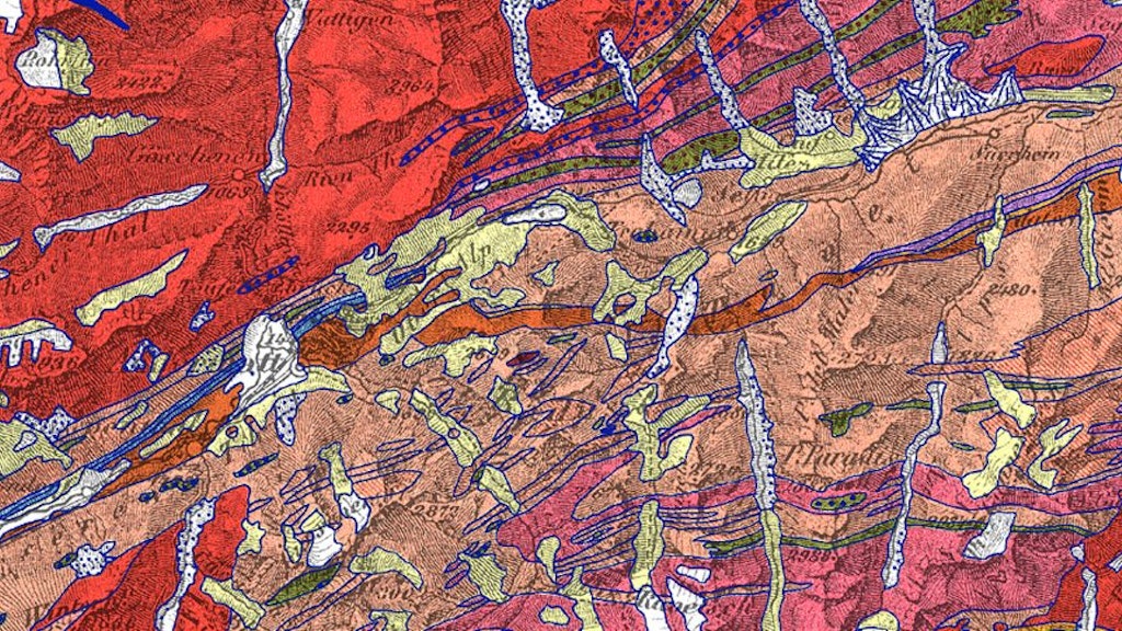 Geologische Generalkarte der Schweiz 1:200 000