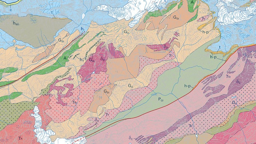 Cartes géologiques spéciales