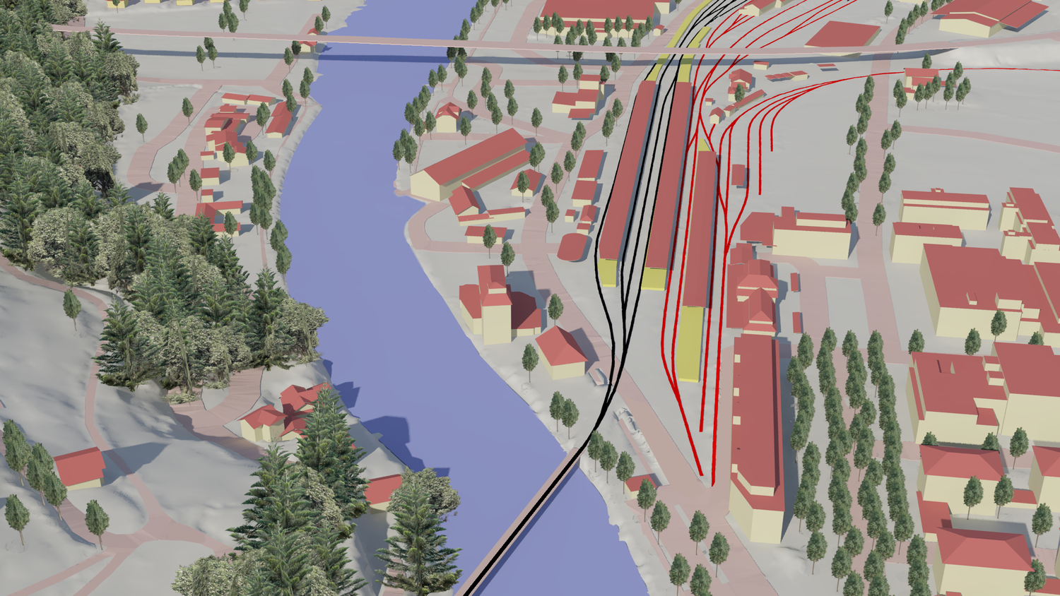 3D-Visualisierung von Interlaken