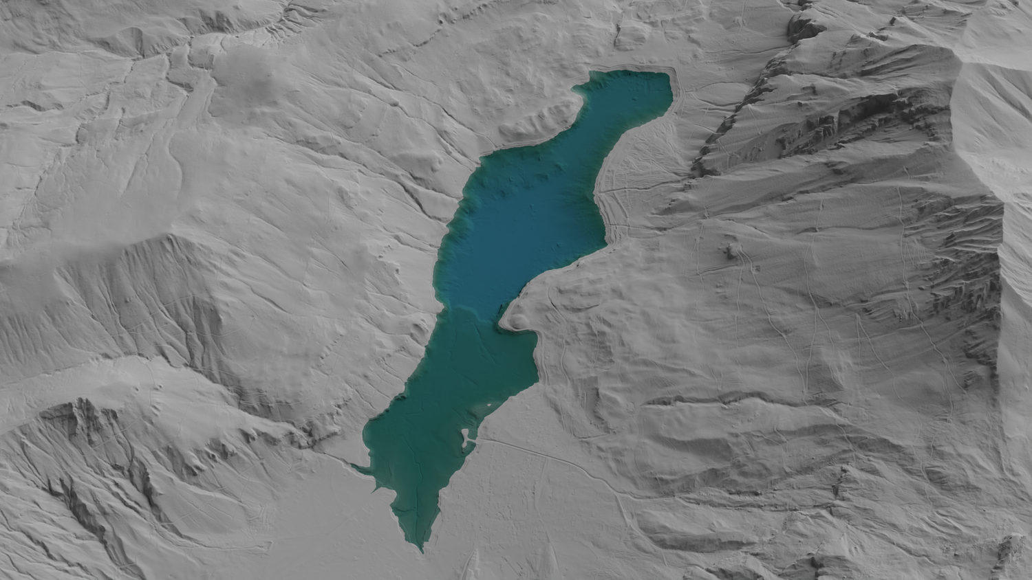 bathymetric data of Lake Lungern