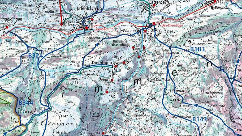 Product Snow Sports Maps 1:50,000