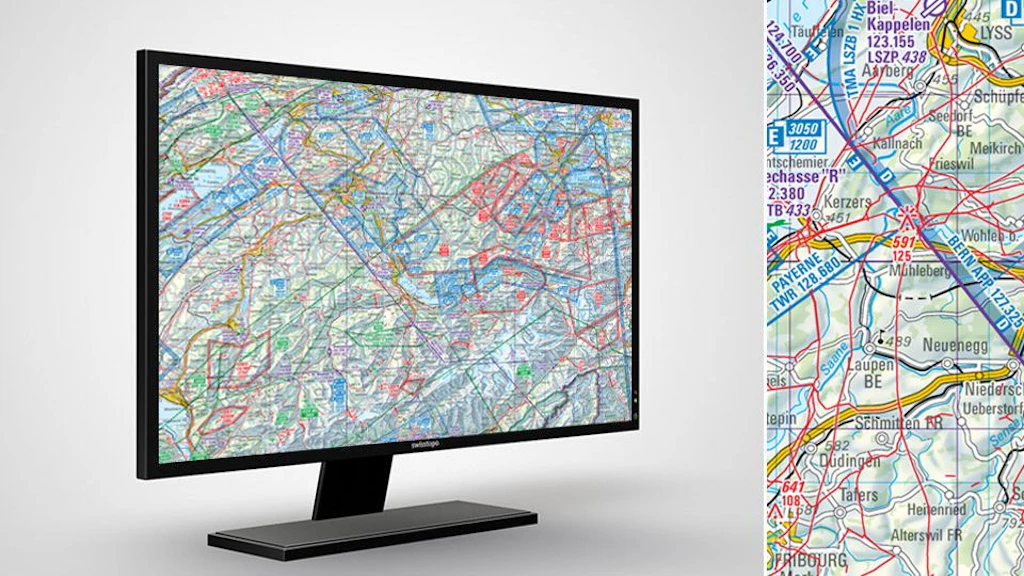 Digitale Segelflugkarte: Segelflugkarte 1:300 000
