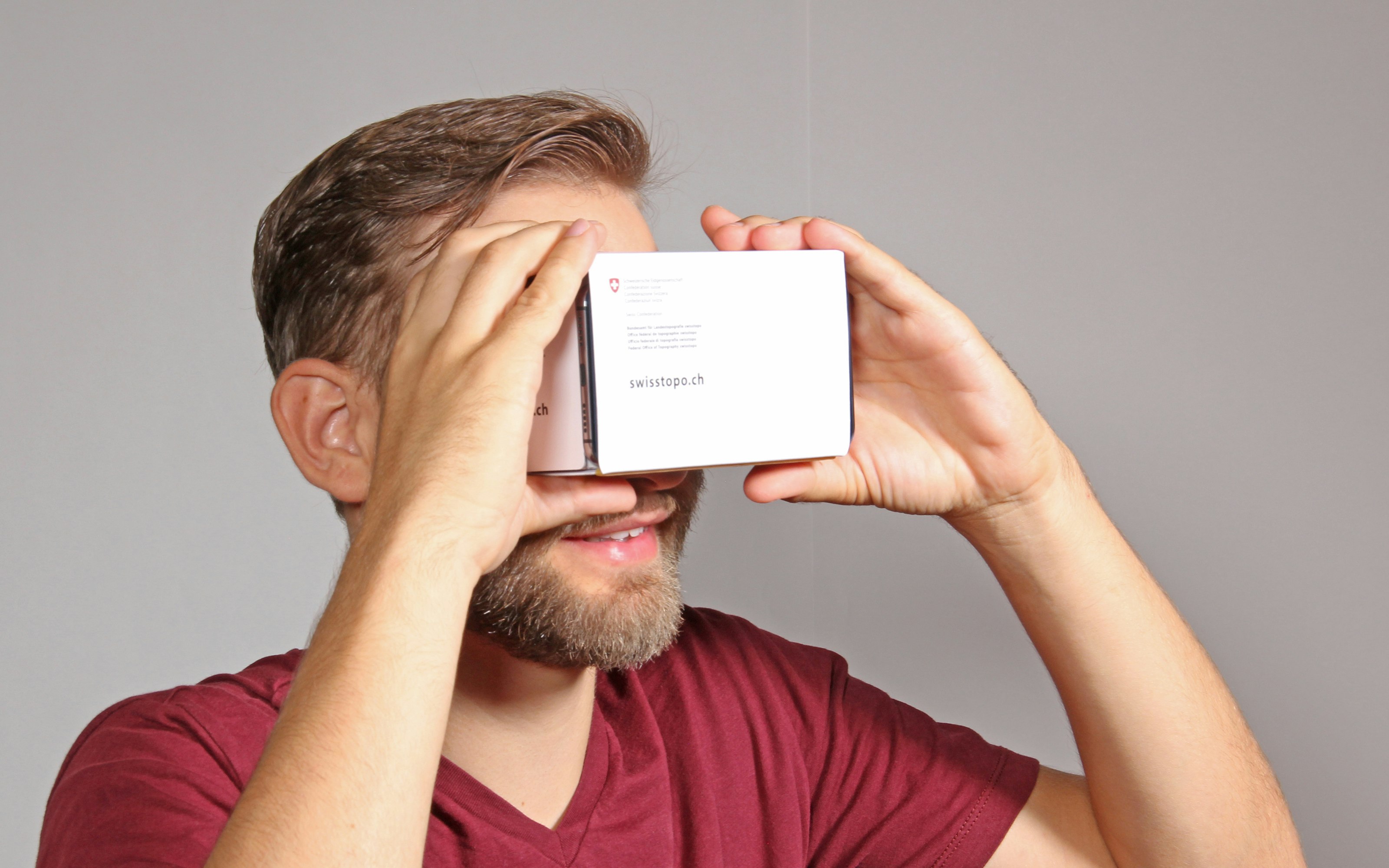 swisstopo VR App benutzen