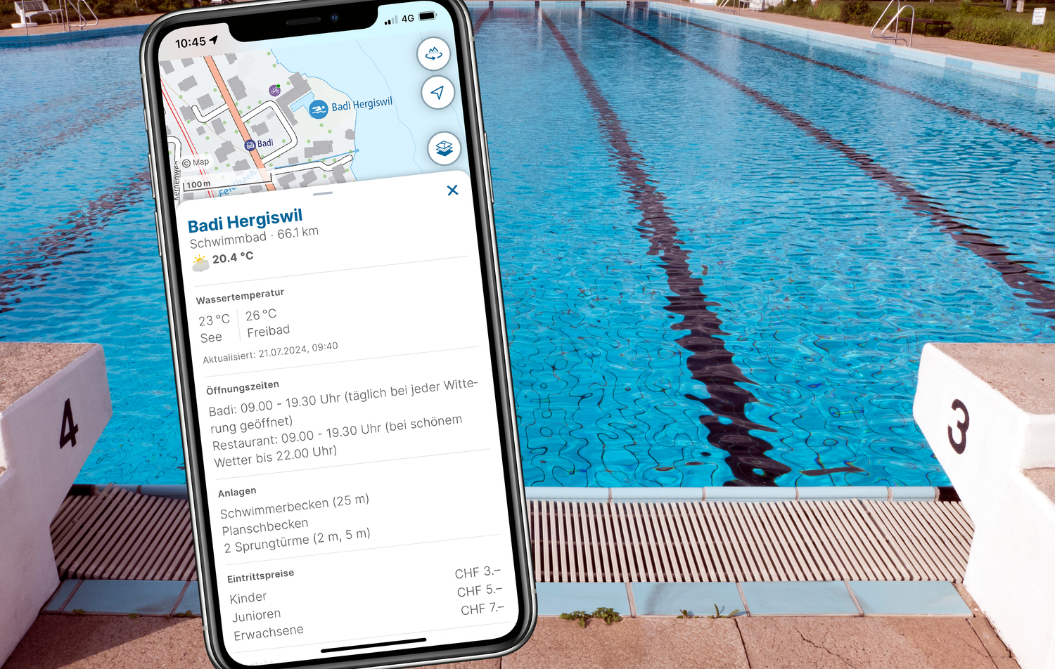 Infos zu Schwimmbädern