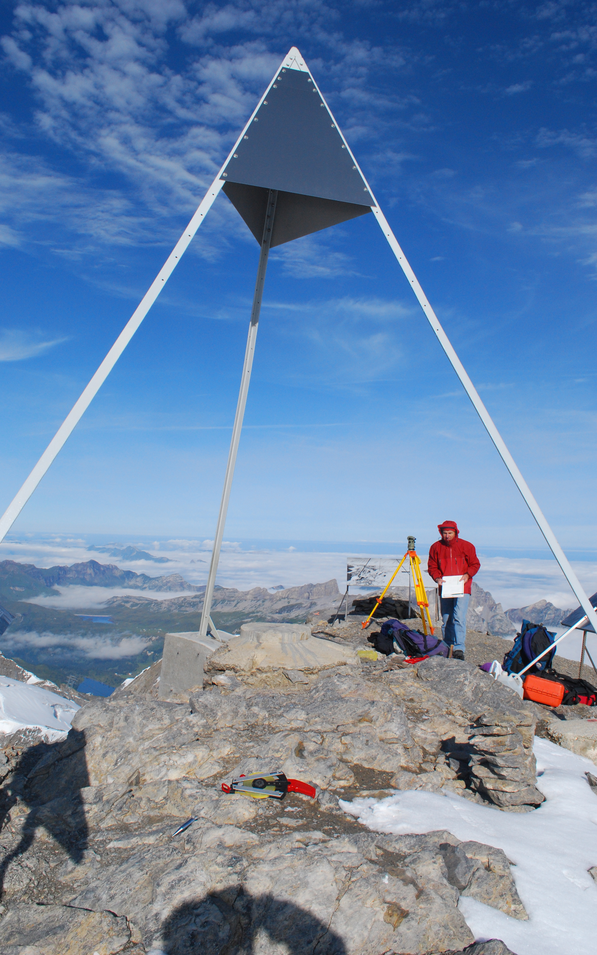 Vermessung Pyramide Titlis