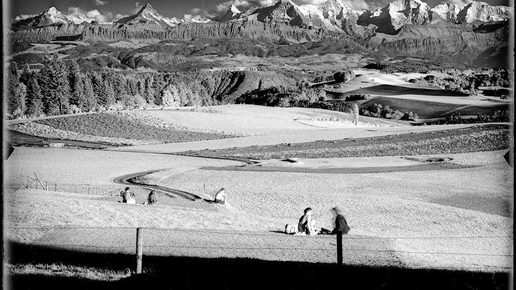 Infrarotfotografie des Berner Oberlands
