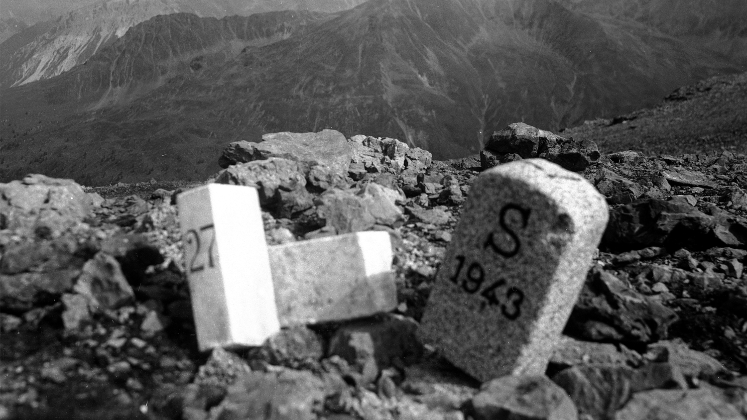 Bild Grenzsteine Landesgrenze