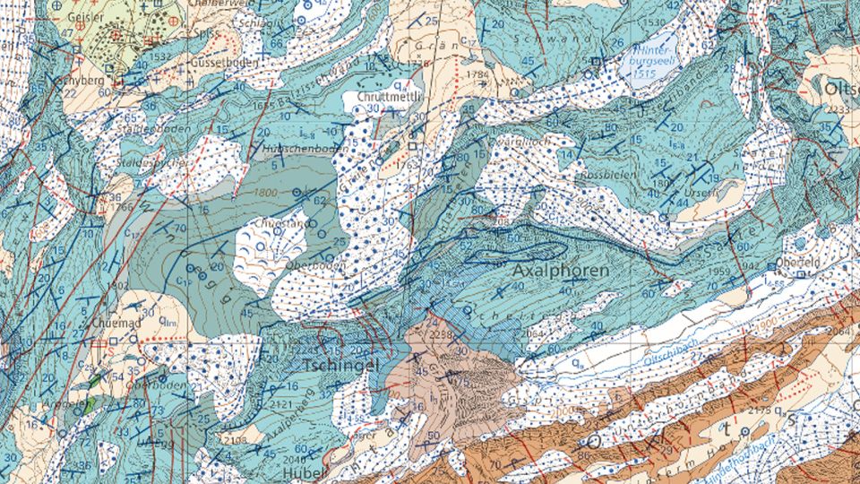 Produkt Geologischer Atlas der Schweiz 1:25 000