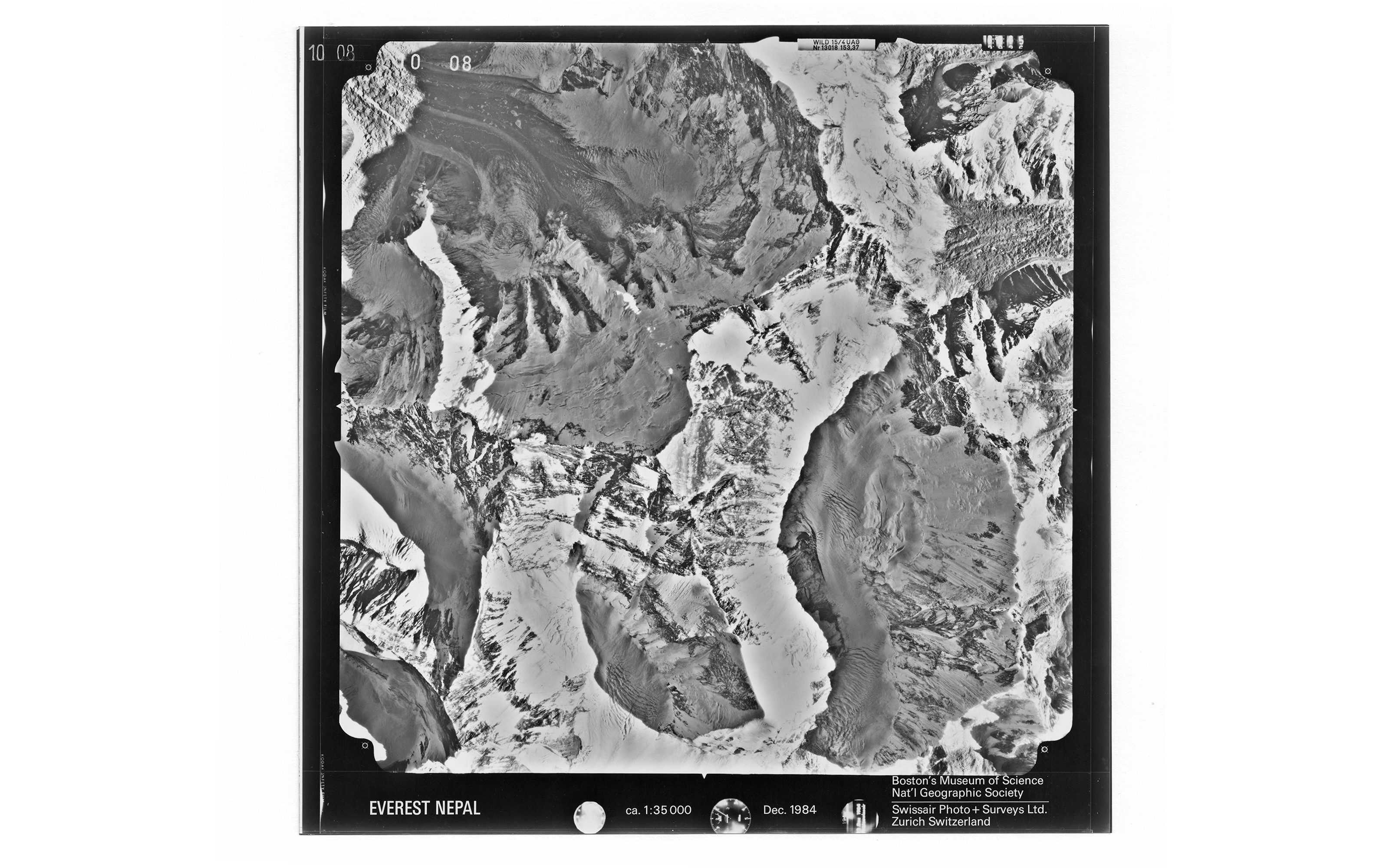 Luftbild Everest Nepal, 1:35000, Dezember 1984