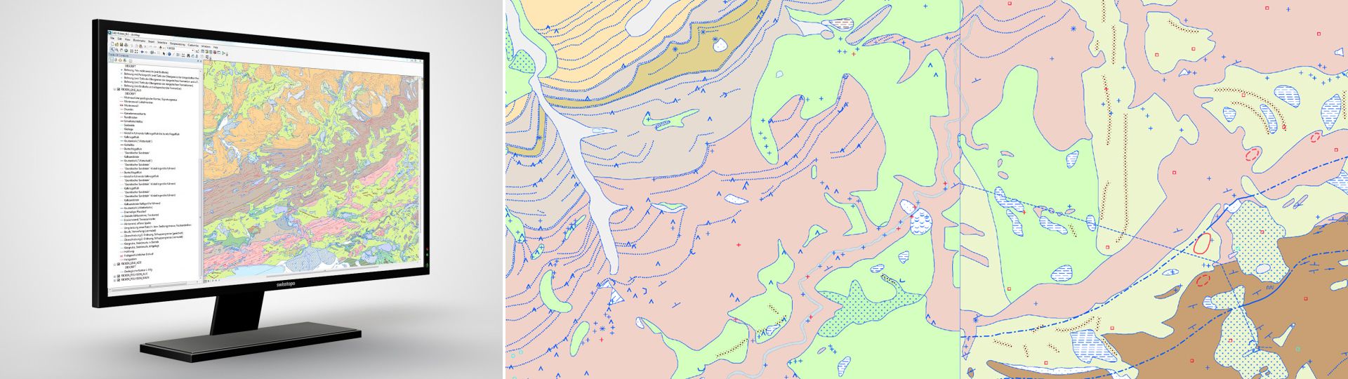 Geocover: Geologische Vektordatensätze für eine bessere Verwaltung des Untergrunds
