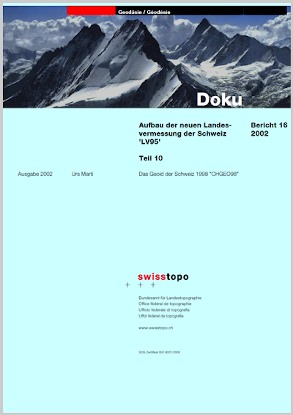 Berichte zu Grundlagen der Landesvermessung - Doku 16