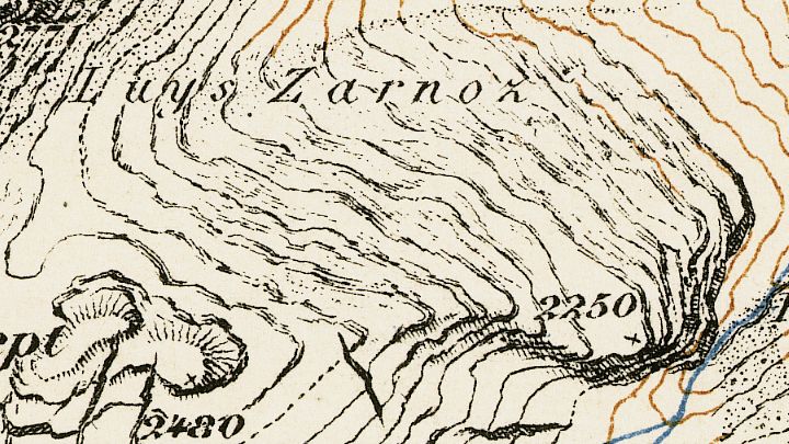 Von Leonz Held gezeichnetes Karrenfeld