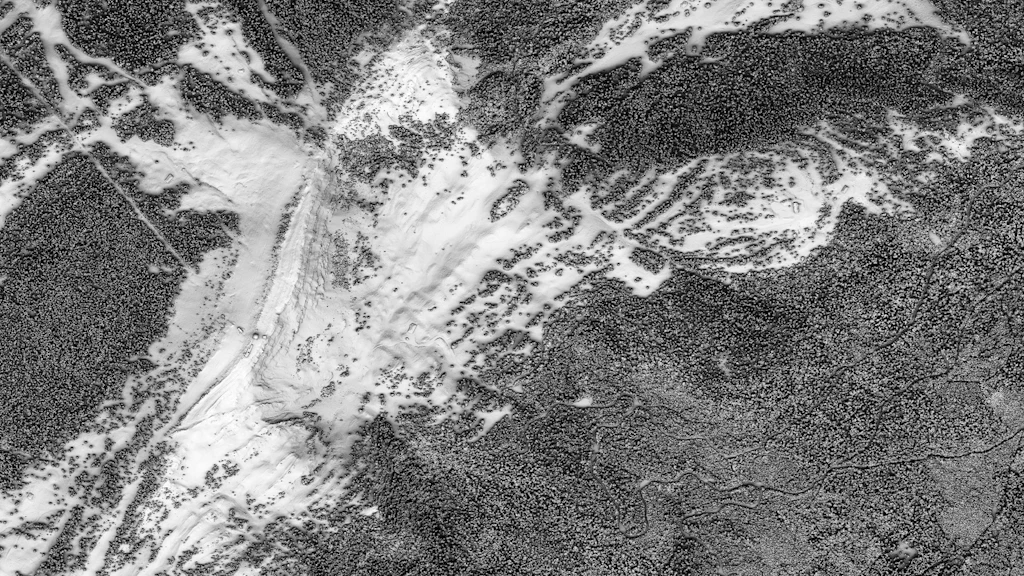 Reliefschattierung von La Dôle