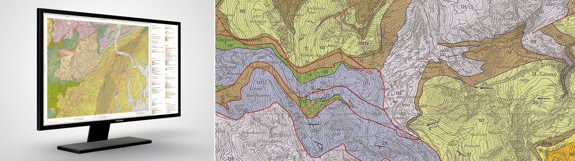 Geologische Spezialkarten - Pixel