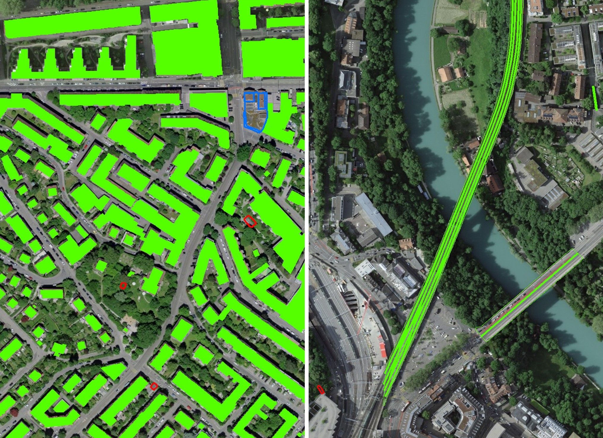 Änderungen swissTLM3D anhand LiDAR-Daten