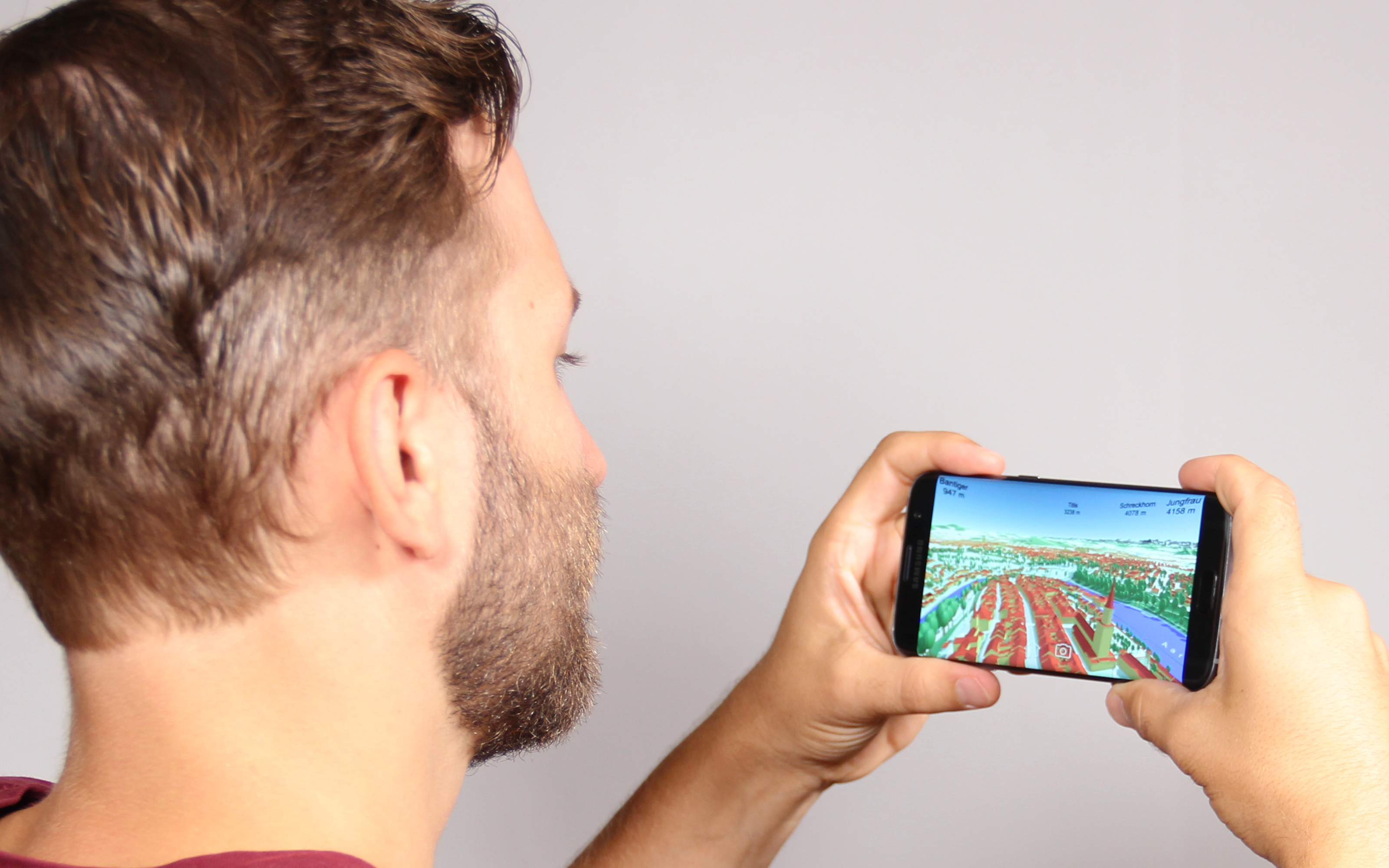 Use swisstopo VR App