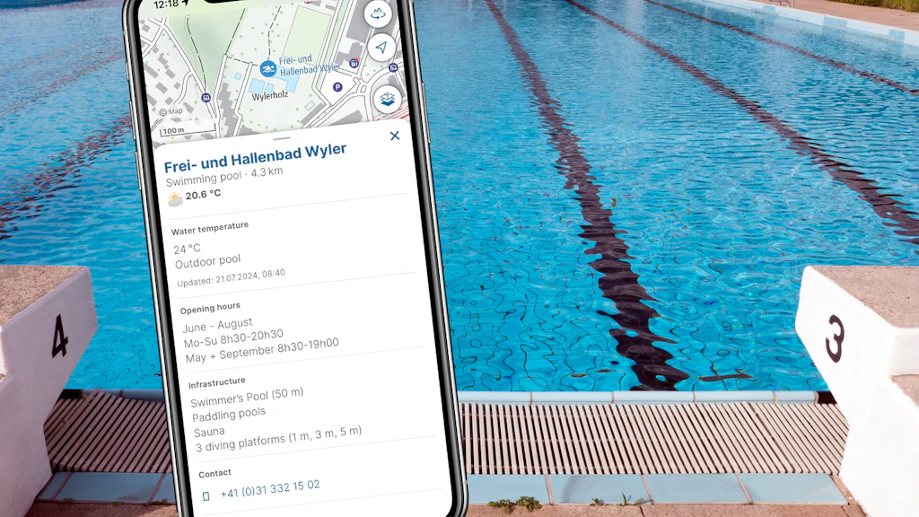 Information on swimming pools