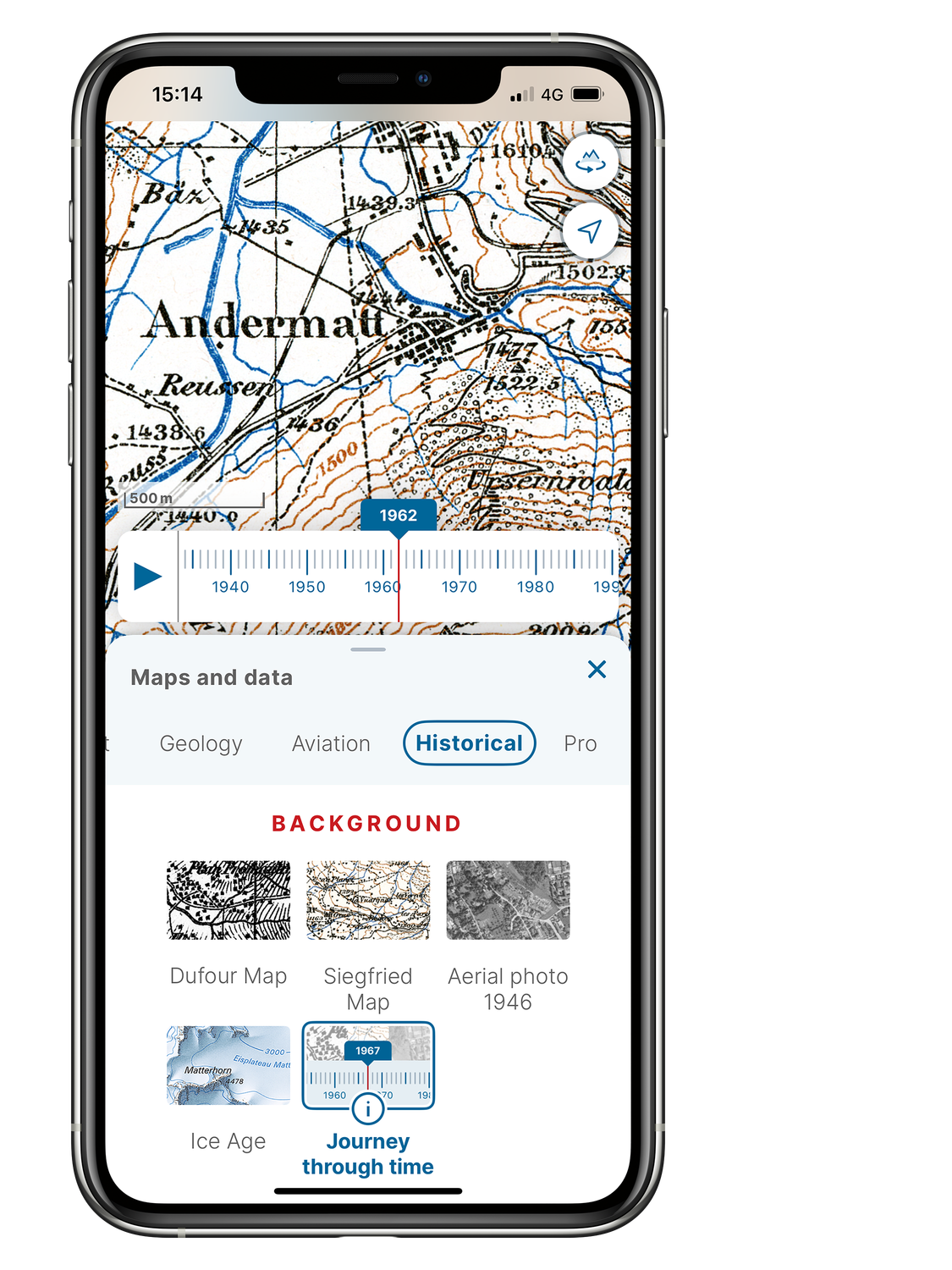 iPhone journey through time 