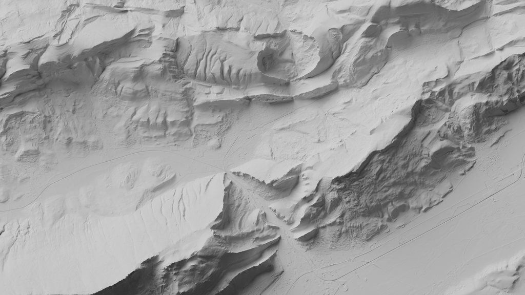 Klus Balsthal as shaded relief