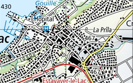 Map section national map 1:50,000