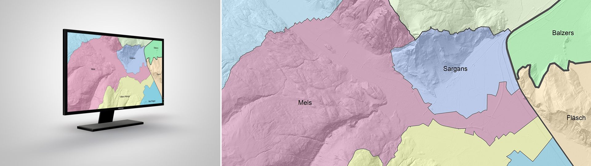 swissBOUNDARIES3D: administrative units of Switzerland
