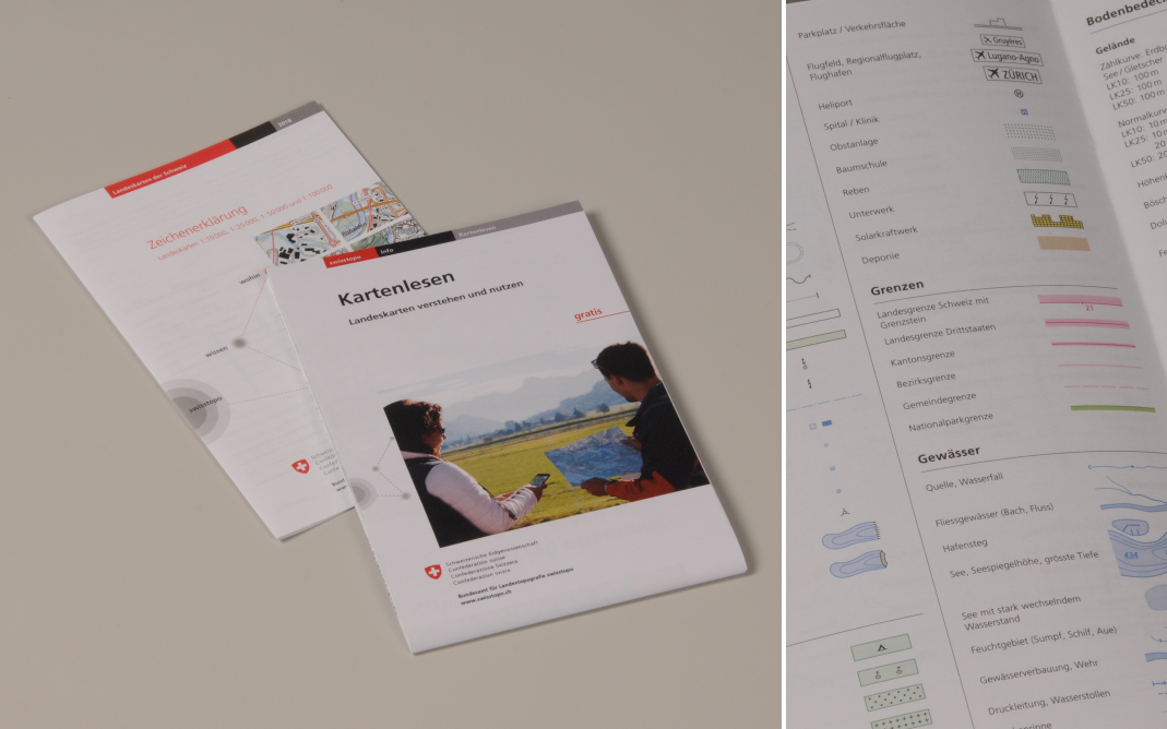 The leaflets are useful aids that make map reading easy