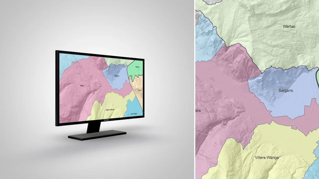 swissBOUNDARIES3D: administrative units of Switzerland