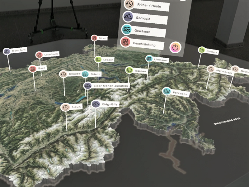 Overview of available models in the GeodataLab swisstopo