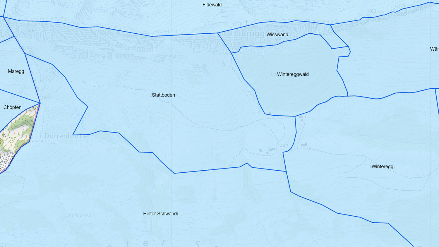 Local names from the cadastral survey
