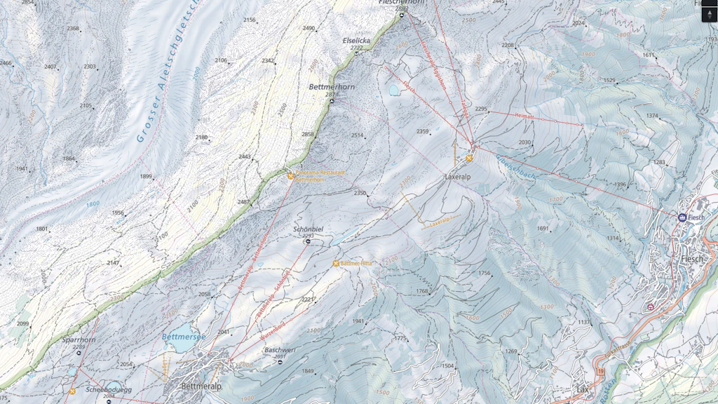 Map section Base Map Winter