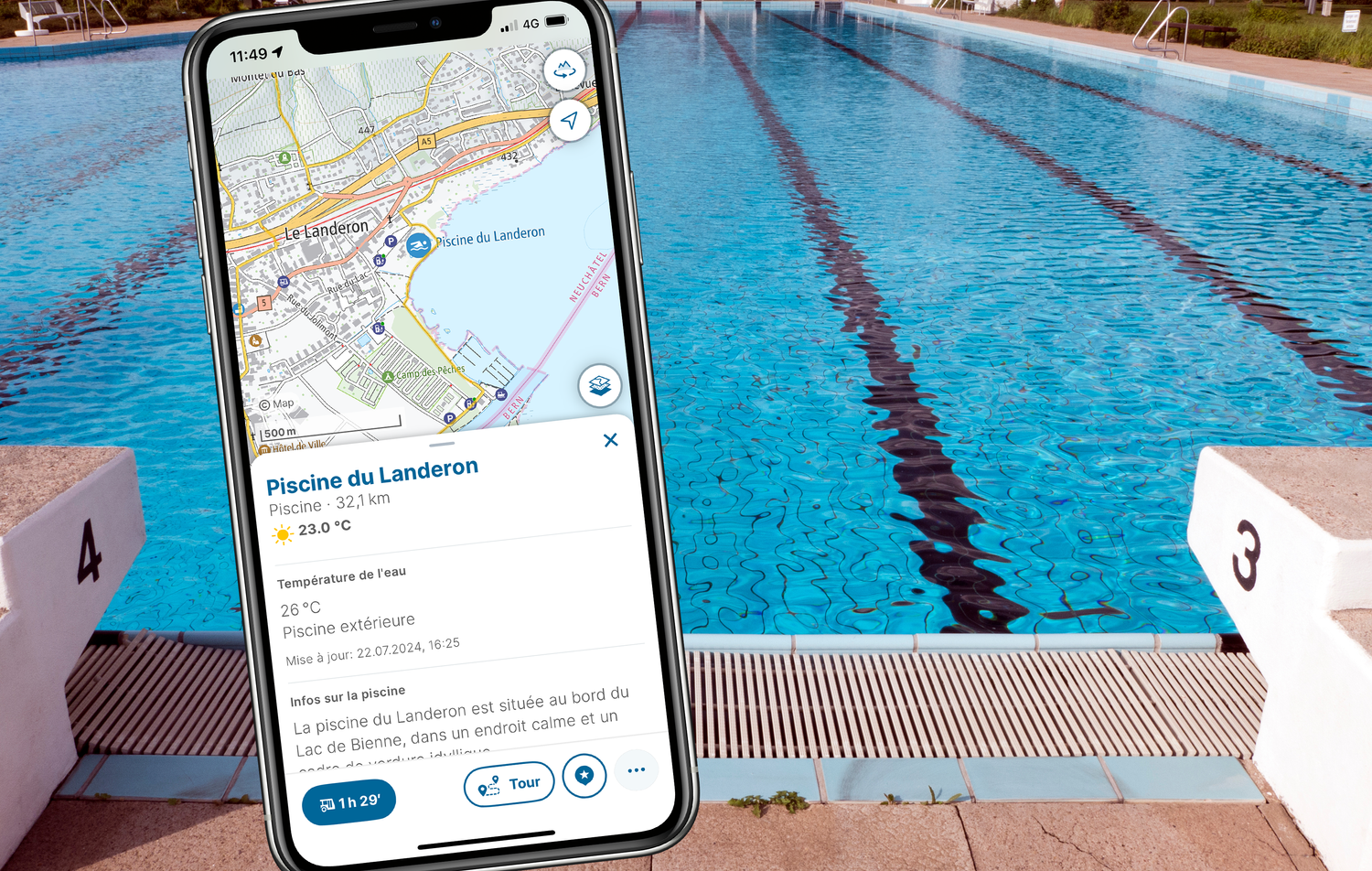 Informations sur les piscines