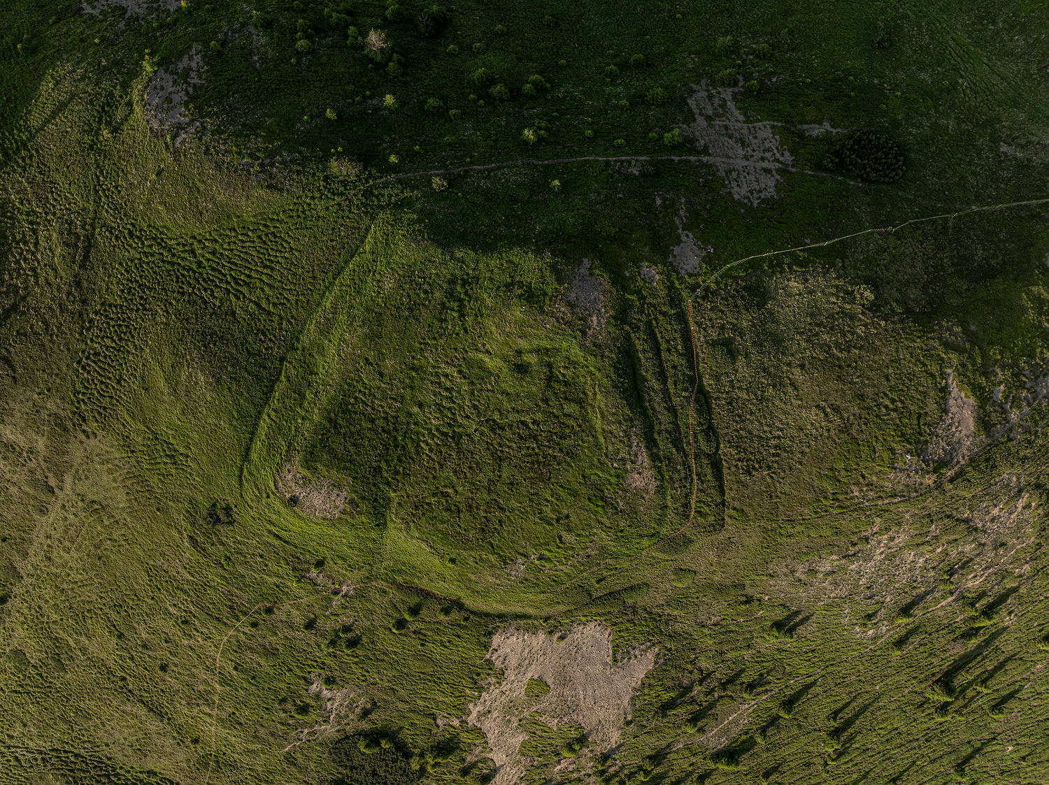 Structure topographique remarquable de Colm La Rugna
