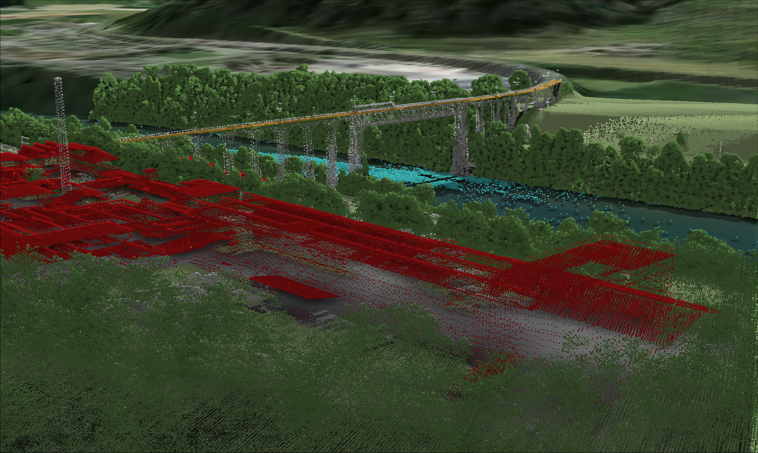 Données LiDAR d'Eglisau de 2018