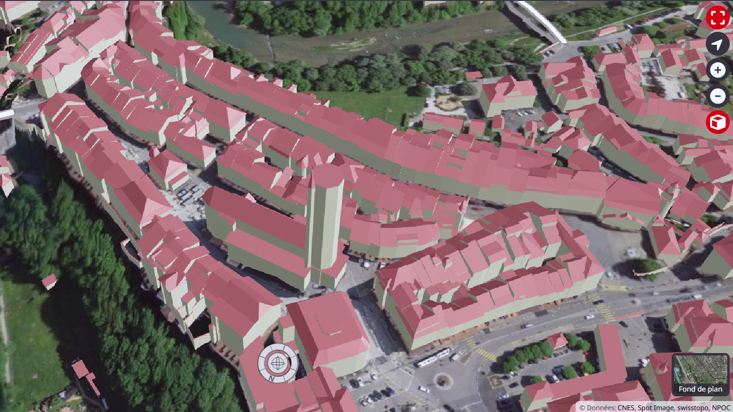 3D Viewer Cathédrale de Fribourg avant 2025