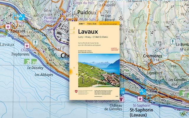 Cartes d'excursions avec géologie