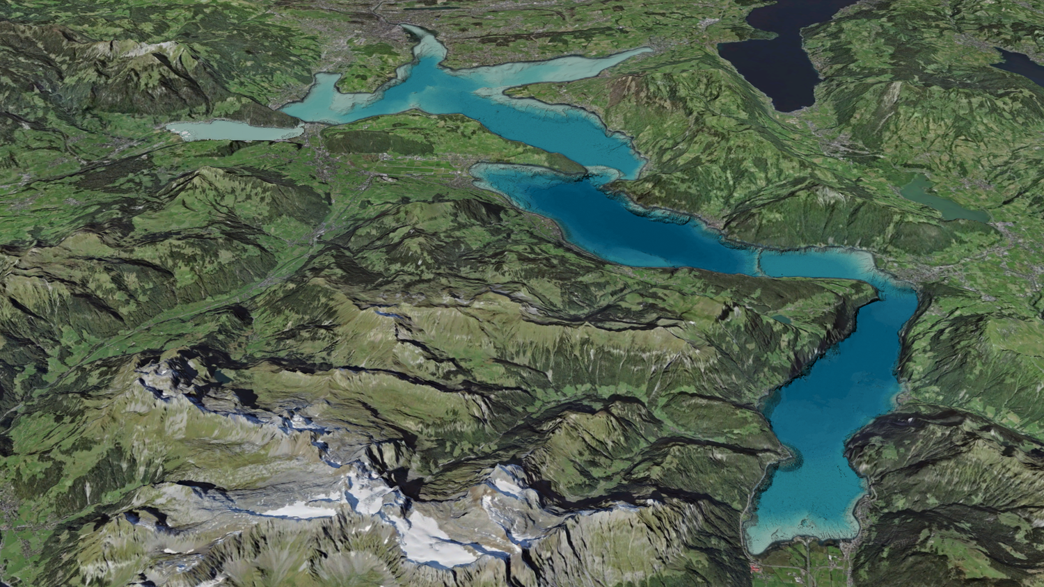 Bathymétrie Lac des Quatre-Cantons