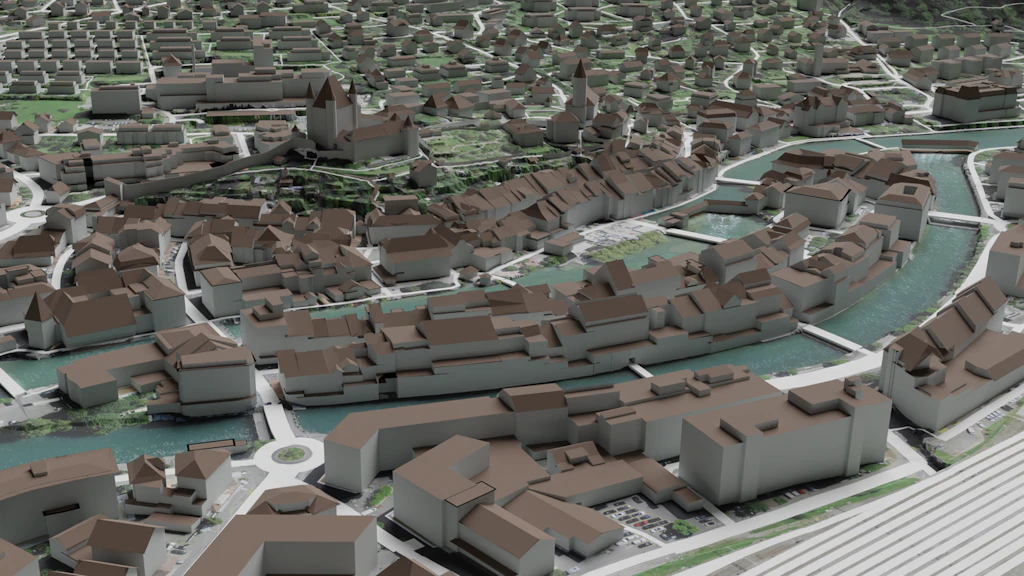 Image lead des paquets de données 3D