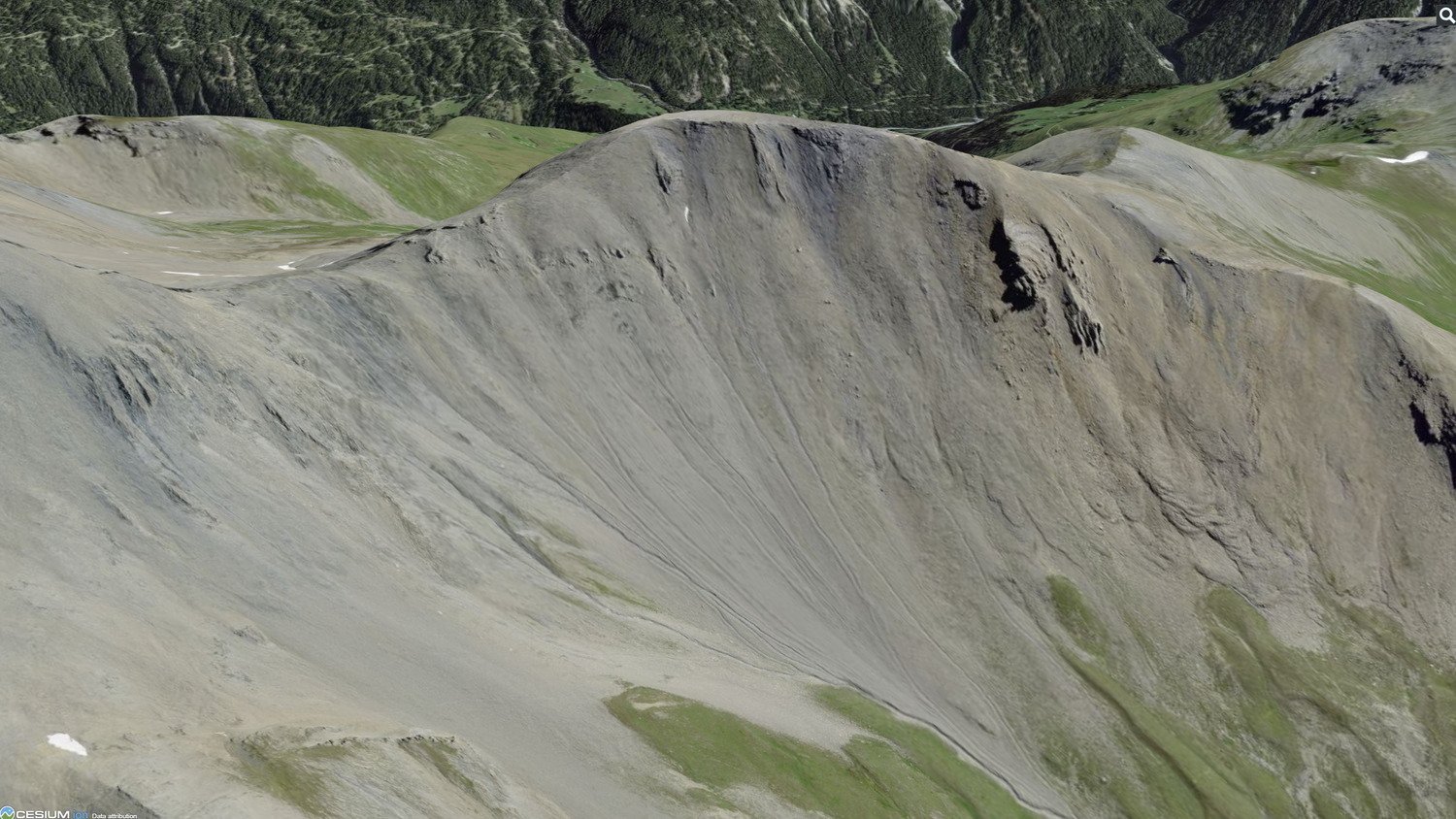 Piz Nair (GR): Cesium World Terrain