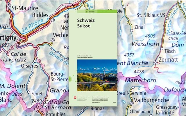 Carte nationale 1:1 million Papier