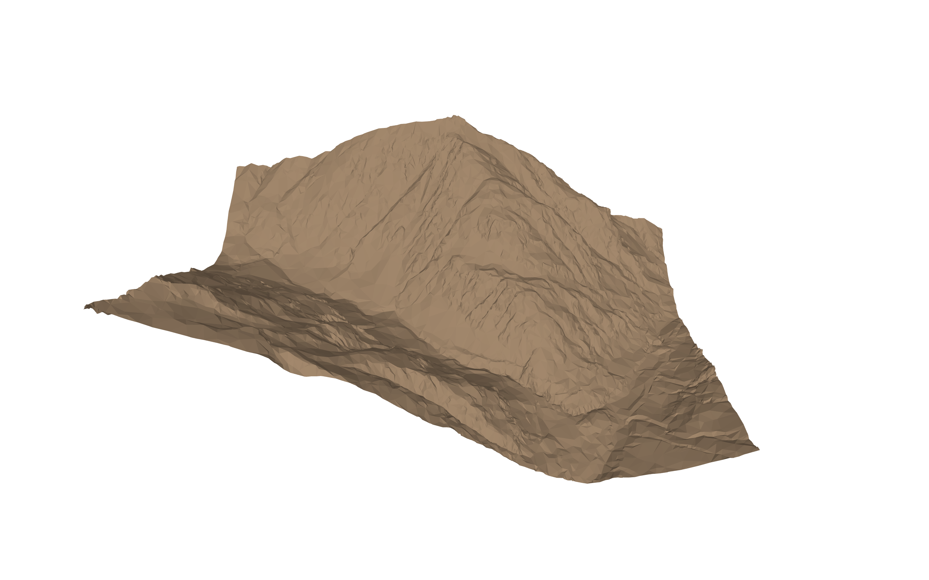 Illustration du terrain coloré près de Wassen