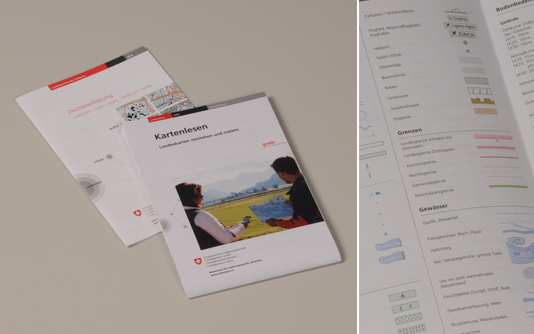 Les dépliants sont des outils pratiques facilitent la lecture des cartes