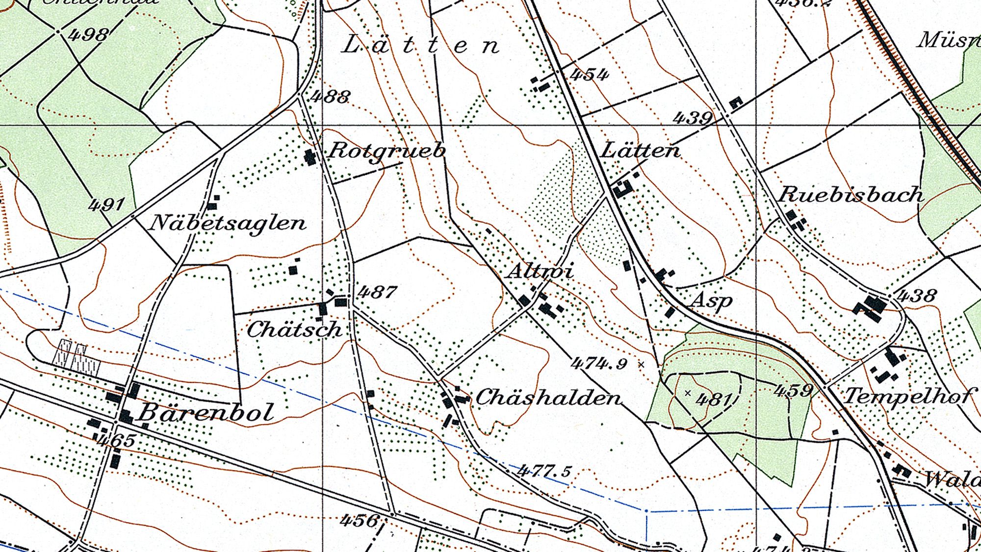 Noms géographiques carte nationale 1956