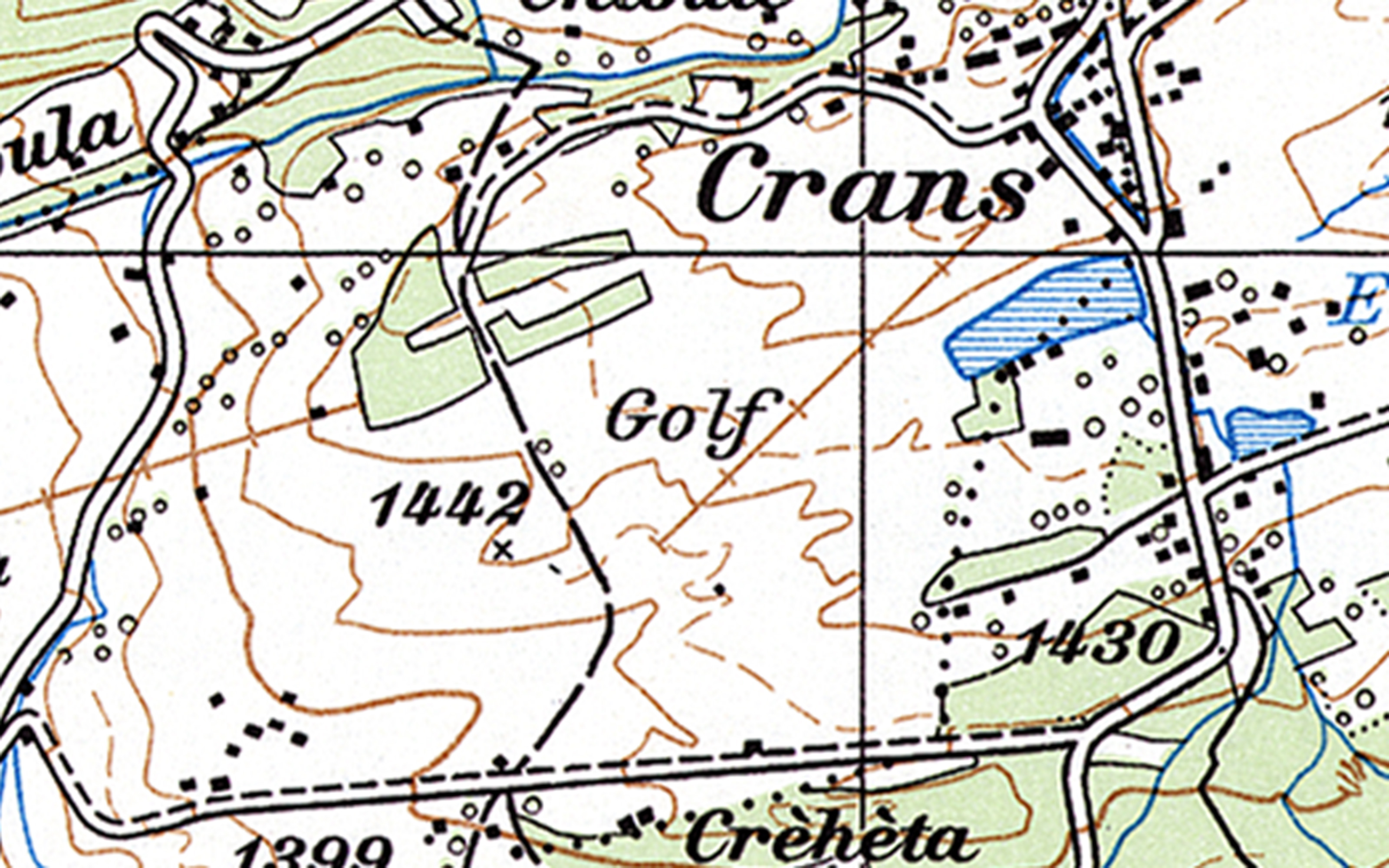 Carte nationale de 1946 avec la signature "Golf".